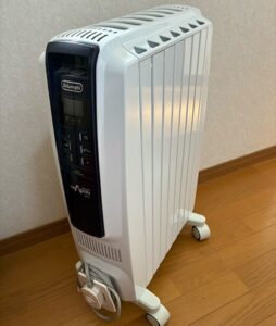 子供部屋で使っていたオイルヒーター